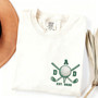 Custom Golf Dad's First Day Embroidered Comfort Colors T-shirt