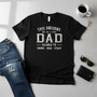Custom Kid Name Embroidered Comfort Colors T-shirt for Dad