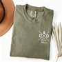Custom Papa Keepsake Embroidered Comfort Colors T-shirt Custom Papa Keepsake Embroidered Comfort Colors T-shirt