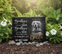 Custom Photo Memorial Garden Stone for a Cherished Pet
