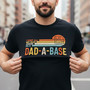 Dad-A-Base Pun Legend Embroidered Comfort Colors T-shirt