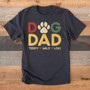 Dog Dad's Custom Embroidered Comfort Colors T-shirt Dog Dad's Custom Embroidered Comfort Colors T-shirt