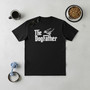 Dogfather Humor Embroidered Comfort Colors T-shirt for Dads