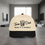 Double Martini Twin Dad - Embroidered Mid Profile Baseball Cap