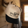Double Martini Twin Dad - Embroidered Mid Profile Baseball Cap