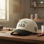 Embroidered Mid Profile Baseball Cap - Dad's Vintage Birthday Gift
