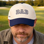 Embroidered Mid Profile Baseball Cap - Personalized Dad Gift