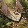 Eternal Paw Prints Custom Dog Memorial Garden Stone Eternal Paw Prints Custom Dog Memorial Garden Stone
