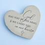 Forever Loved Handcrafted Heart Memorial Garden Stone Forever Loved Handcrafted Heart Memorial Garden Stone