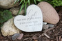 Forever Loved Handcrafted Heart Memorial Garden Stone Forever Loved Handcrafted Heart Memorial Garden Stone