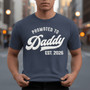 Future Dad Embroidered Comfort Colors T-shirt Announcement