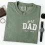 Girl Dad Custom Embroidered Comfort Colors T-shirt Girl Dad Custom Embroidered Comfort Colors T-shirt
