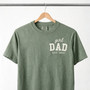Girl Dad Custom Embroidered Comfort Colors T-shirt Girl Dad Custom Embroidered Comfort Colors T-shirt