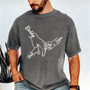 Hand-in-Hand Dad Embroidered Comfort Colors T-shirt