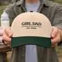 Heartfelt Girl Dad Custom Embroidered Mid Profile Baseball Cap