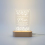 Heartfelt Remembrance Personalized Memorial Light Night for Mom