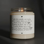 Heartfelt Sympathy Custom 9oz Soy Wax Memorial Candle Gift Heartfelt Sympathy Custom 9oz Soy Wax Memorial Candle Gift