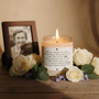 Heartfelt Sympathy Custom 9oz Soy Wax Memorial Candle Gift Heartfelt Sympathy Custom 9oz Soy Wax Memorial Candle Gift