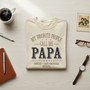 Heartwarming Papa Embroidered Comfort Colors T-shirt Heartwarming Papa Embroidered Comfort Colors T-shirt