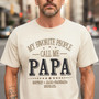 Heartwarming Papa Embroidered Comfort Colors T-shirt Heartwarming Papa Embroidered Comfort Colors T-shirt