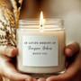 Honoring a Tiny Soul Miscarriage Memorial Soy Wax Candle 9oz Honoring a Tiny Soul Miscarriage Memorial Soy Wax Candle 9oz