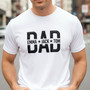 Kids' Names Embroidered Comfort Colors T-shirt for Dad