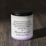 Lavender Calm Soy Wax Candle 9oz Bereavement and Sympathy Gift Lavender Calm Soy Wax Candle 9oz Bereavement and Sympathy Gift