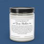 Mothers Peaceful Glow Soy Wax Candle 9oz Sympathy Gift
