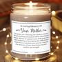 Mothers Peaceful Glow Soy Wax Candle 9oz Sympathy Gift