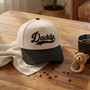 New Dad Milestone Embroidered Mid Profile Baseball Cap