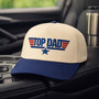 New Dad Reveal - Embroidered Mid Profile Baseball Cap Gift New Dad Reveal - Embroidered Mid Profile Baseball Cap Gift