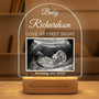 Personalized Baby Memorial LED Night Light Ultrasound Gift Personalized Baby Memorial LED Night Light Ultrasound Gift