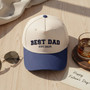 Personalized Embroidered Mid Profile Baseball Cap For Dad Gift