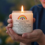 Rainbow Bridge Pet Memorial Soy Wax Candle 9oz Dog Loss Gift