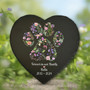 Tender Heart Pet Tribute Slate Memorial Garden Stone