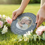 Timeless Remembrance Custom Photo Memorial Garden Stone