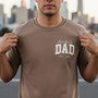 Treasured Dad Names Embroidered Comfort Colors T-shirt