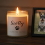 Tribute to a Loyal Friend Custom Pet Loss Soy Wax Candle 9oz