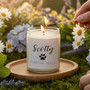 Tribute to a Loyal Friend Custom Pet Loss Soy Wax Candle 9oz