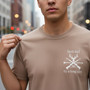 Trophy Dad Deer Hunter Embroidered Comfort Colors T-shirt Trophy Dad Deer Hunter Embroidered Comfort Colors T-shirt