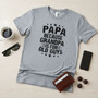 Young At Heart Papa Embroidered Comfort Colors T-shirt