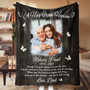 A Heartfelt Hug From Heaven Custom Photo Fleece Blanket A Heartfelt Hug From Heaven Custom Photo Fleece Blanket