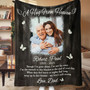 A Heartfelt Hug From Heaven Custom Photo Fleece Blanket A Heartfelt Hug From Heaven Custom Photo Fleece Blanket