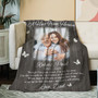 A Heartfelt Hug From Heaven Custom Photo Fleece Blanket A Heartfelt Hug From Heaven Custom Photo Fleece Blanket