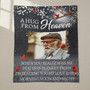 A Hug from Heaven Custom Photo Memorial Fleece Blanket