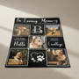 Always Near Personalized Pet Photo Collage Fleece Blanket Always Near Personalized Pet Photo Collage Fleece Blanket