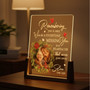 Beautifully Remembered Custom Photo Memorial Light Night
