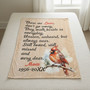 Cardinal Comfort A Loving Mom Memorial Fleece Blanket Cardinal Comfort A Loving Mom Memorial Fleece Blanket