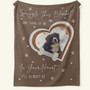 Cherish Their Memory Custom Photo Dog Memorial Fleece Blanket Cherish Their Memory Custom Photo Dog Memorial Fleece Blanket