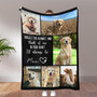 Cherished Pet Memories Custom Dog Photo Collage Fleece Blanket Cherished Pet Memories Custom Dog Photo Collage Fleece Blanket